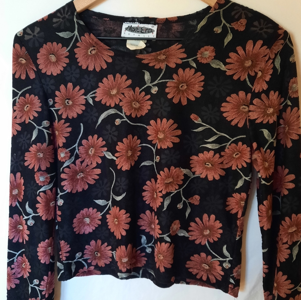 90s Y2k floral top